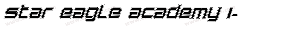 Star Eagle Academy I字体转换